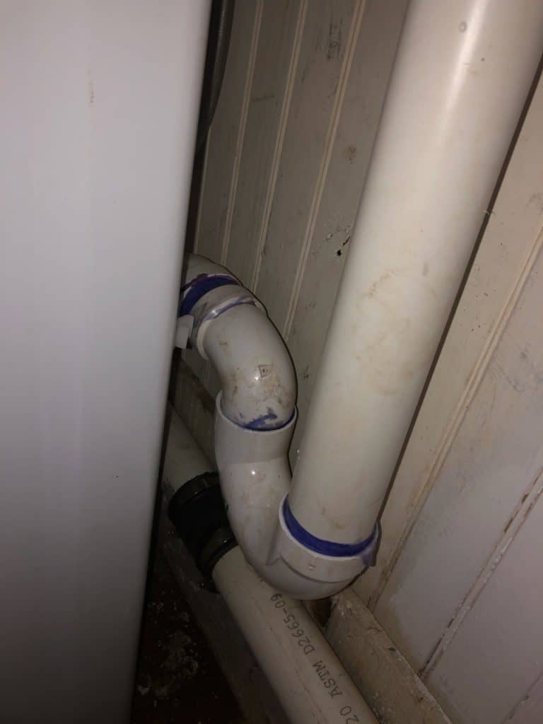 Laundry Drain Replaced by young water and sewer