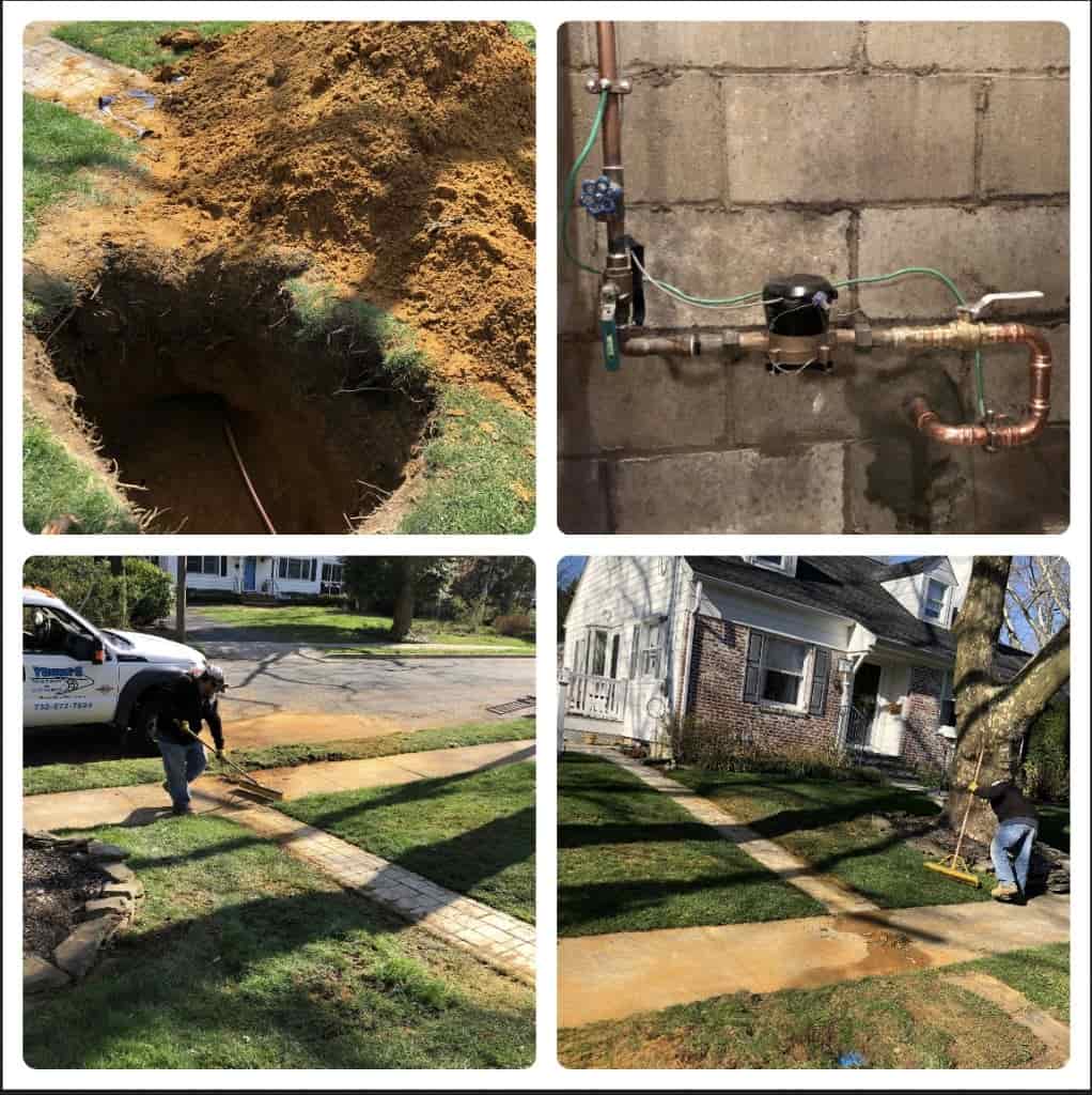 Water line Service by young water and sewer