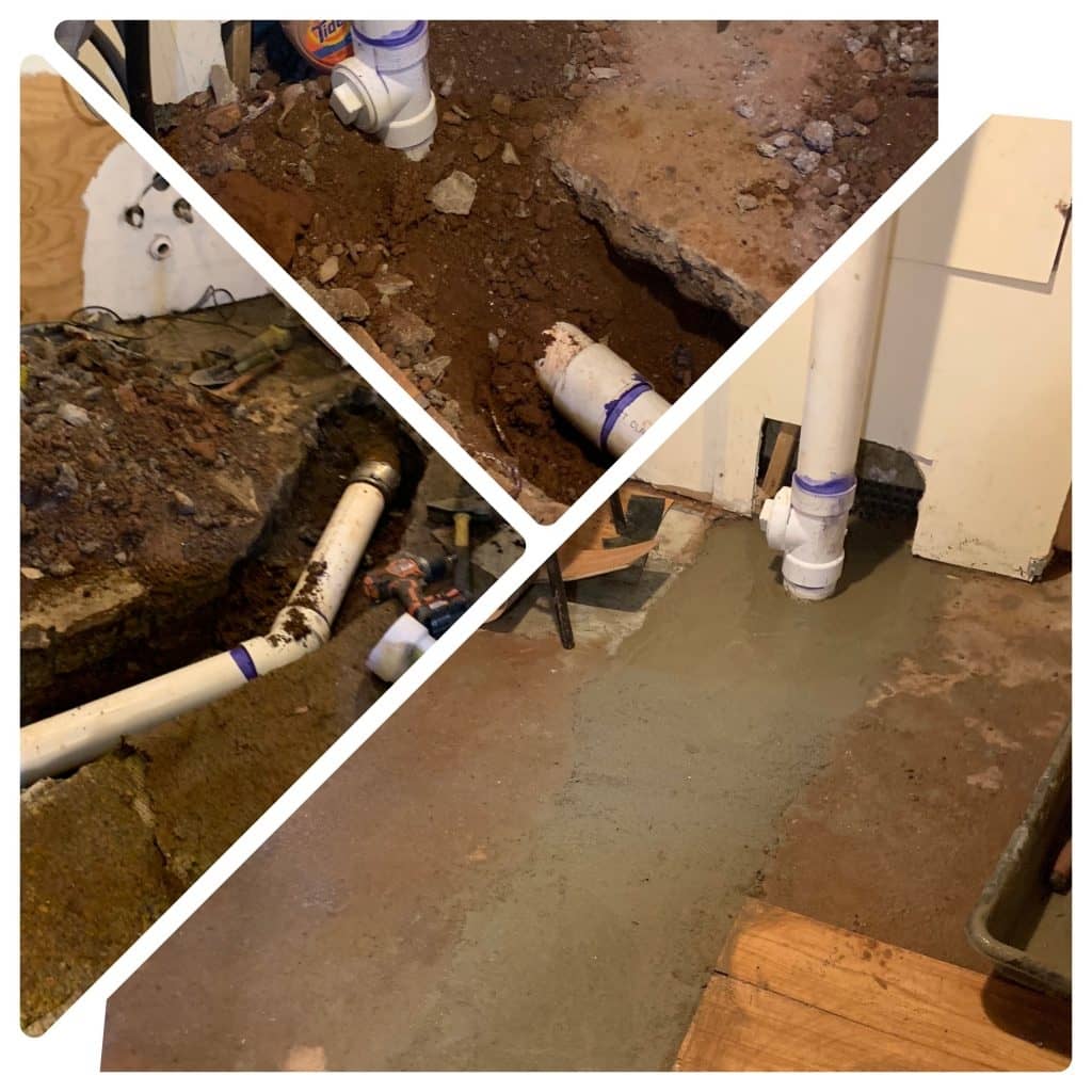 Sewer pipe replacement